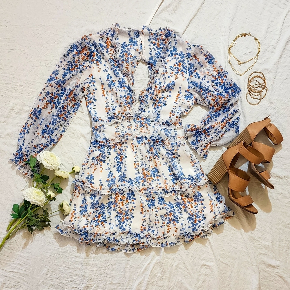 Adorable Baby doll dress with sleeves Size M